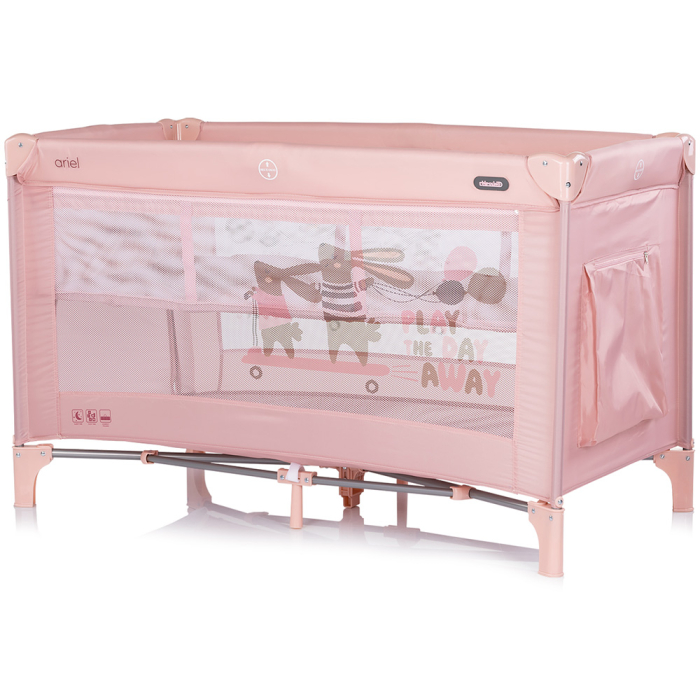 Patut pliabil Chipolino Ariel powder pink [2]
