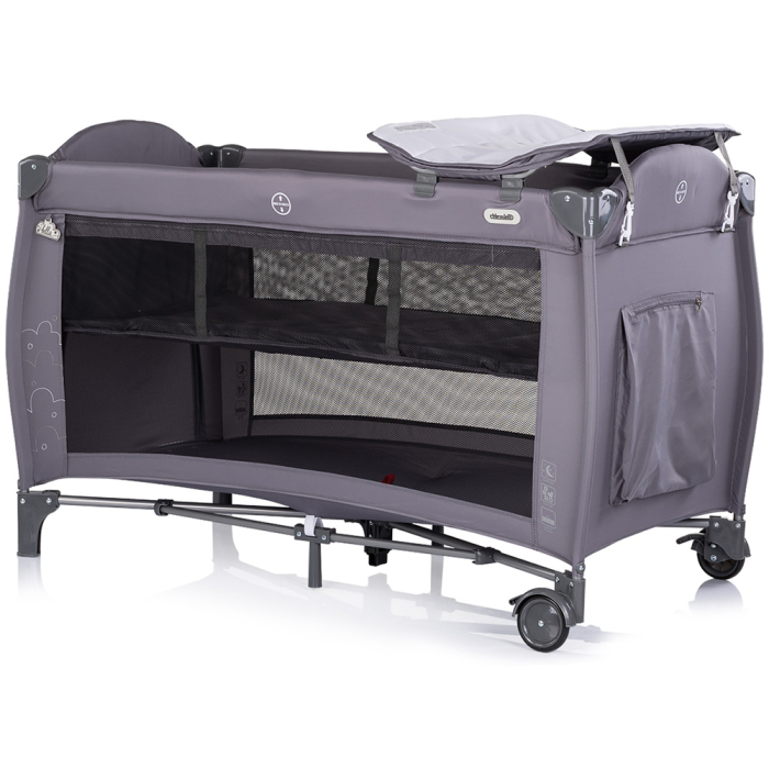 Patut pliabil Chipolino Bella charcoal [2]