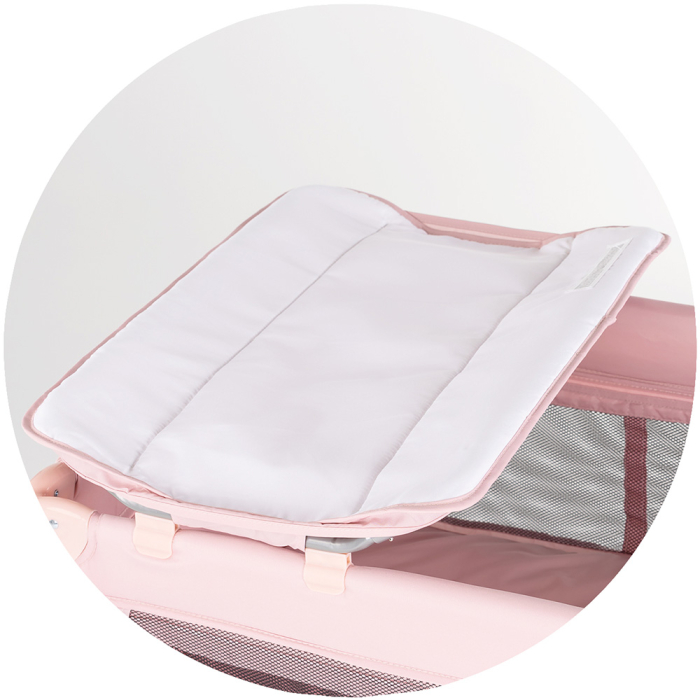 Patut pliabil Chipolino Bella powder pink [3]
