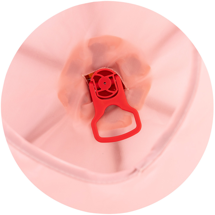 Patut pliabil Chipolino Relax Tiger powder pink cu laterala culisanta [9]