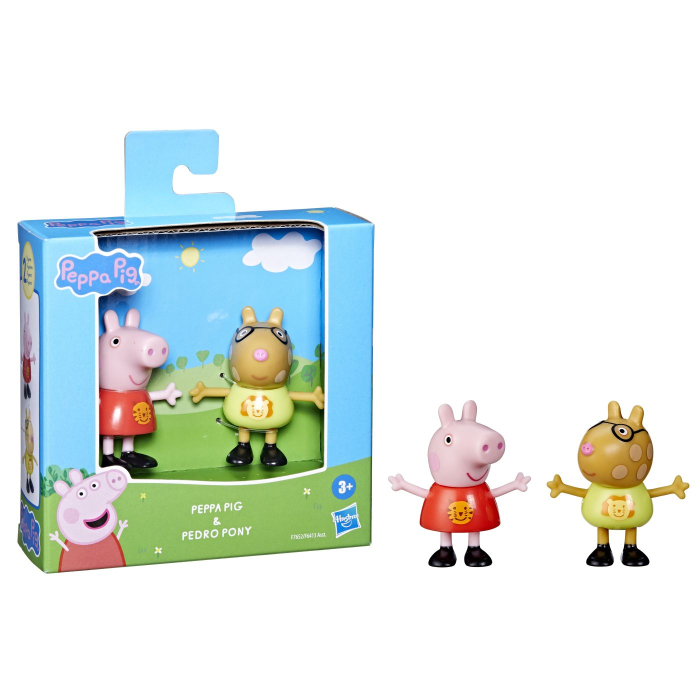 PEPPA PIG PRIETENI BUNI SET 2 FIGURINE PEPPA PIG SI PONEIUL PEDRO [3]