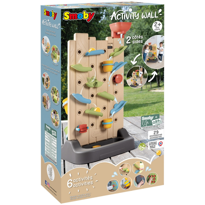 Perete de activitati Smoby Life 6 in 1 cu 29 accesorii [12]