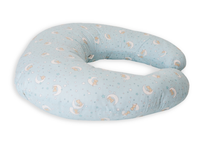 Perna De Alaptare Mica MyKids Cat On Moon Blue [3]