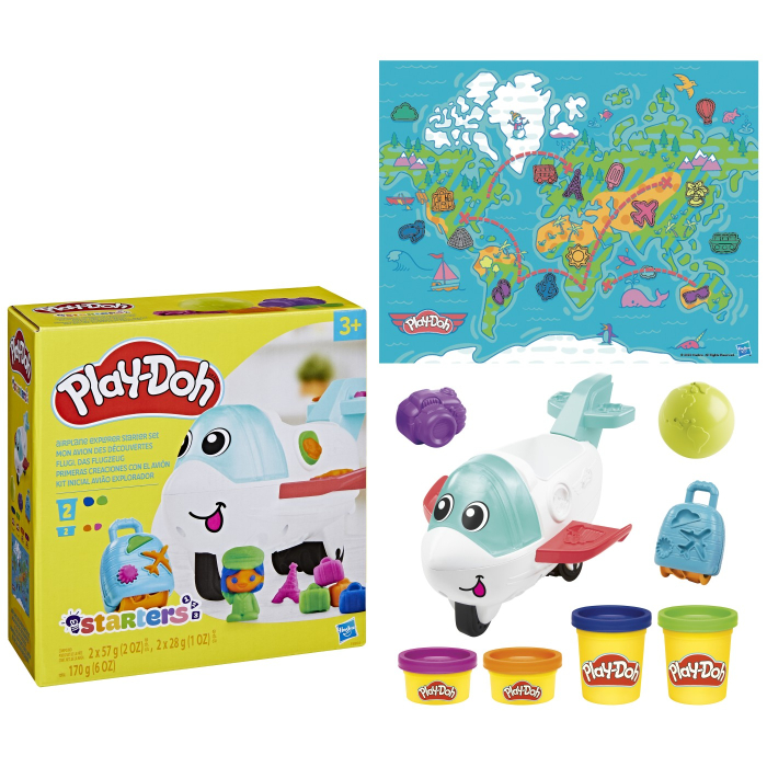 PLAY-DOH STARTERS CALATORESTE CU AVIONUL [6]