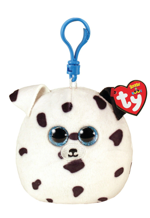 PLUS BRELOC TY 8.5CM SQUISHY BEANIES FETCH CATEL DALMATIAN [1]
