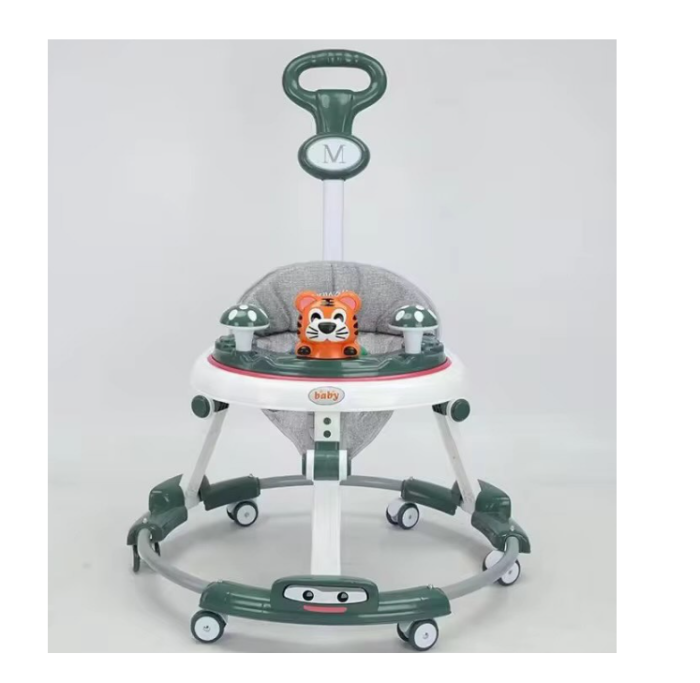 Premergator, Bubu-Still®, 3 in 1, roti din silicon, muzical, cu control parental, +6 luni, Leut, Verde [2]