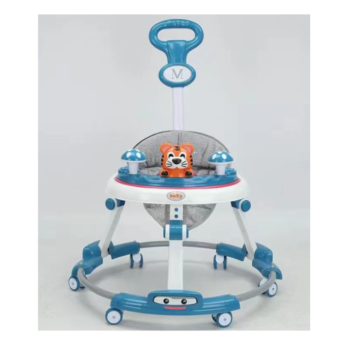 Premergator, Bubu-Still®, 3 in 1, roti din silicon, muzical, cu control parental, +6 luni, Leut, Albastru [2]