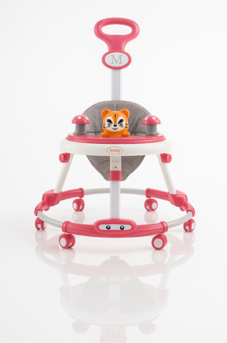 Premergator, Bubu-Still®, 3 in 1, roti din silicon, muzical, cu control parental, +6 luni, Leut, Roz [1]