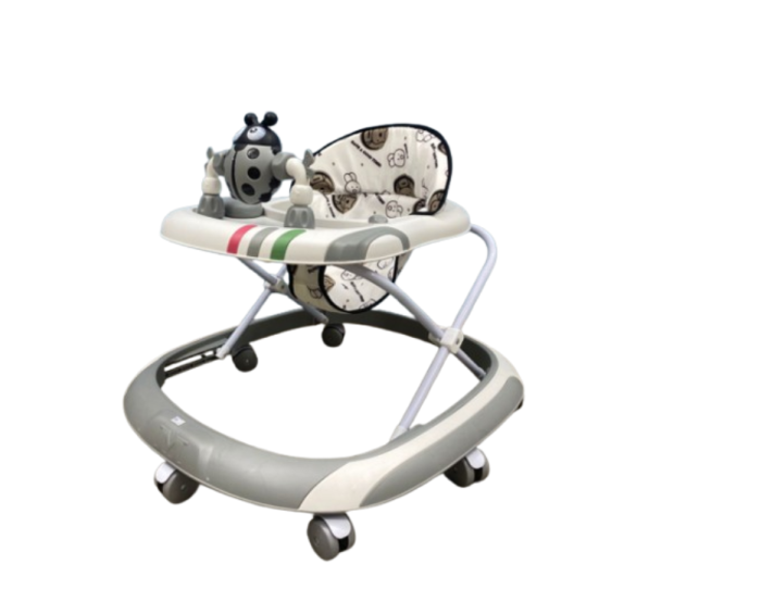 Premergator, Roti din silicon, muzical, cu control parental, +6 luni, Buburuza, Gri [2]