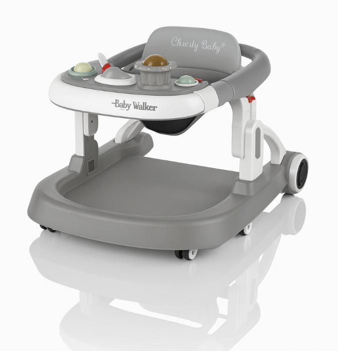 Premergator si Antemergator, 3 in 1, functie si de scaun de masa, reglabil pe inaltime, cu roti de silicon, muzical [1]