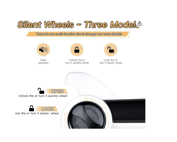 Premergator si Antemergator, 3 in 1, functie si de scaun de masa, reglabil pe inaltime, cu roti de silicon, muzical, Negru [7]