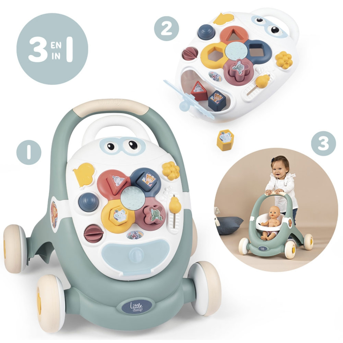 Premergator Smoby Trotty Walker 3 in 1 verde [2]