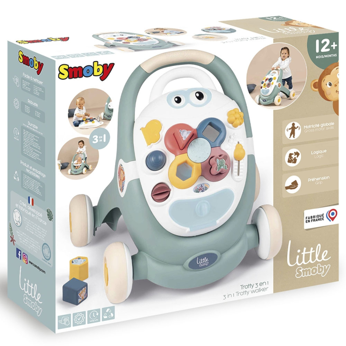 Premergator Smoby Trotty Walker 3 in 1 verde [14]
