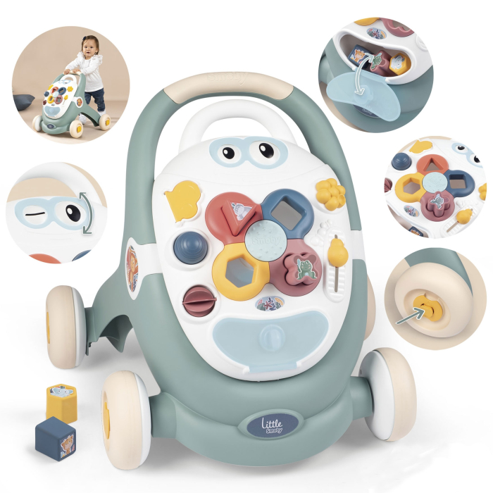 Premergator Smoby Trotty Walker 3 in 1 verde [3]