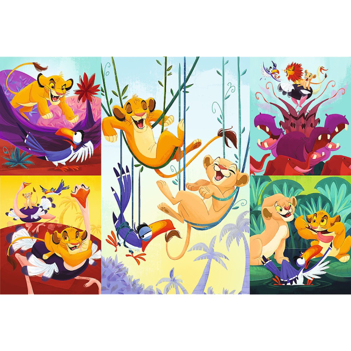 PUZZLE TREFL 100 DISNEY CURAJOSUL REGE LION [2]