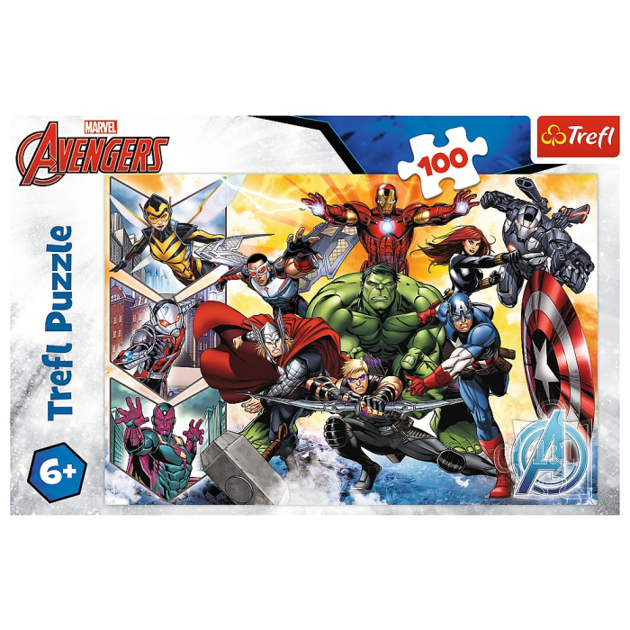 PUZZLE TREFL 100 MARVEL AVENGERS PUTEREA RAZBUNATORILOR [1]