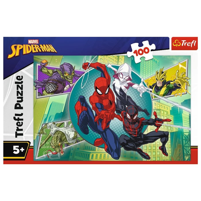 PUZZLE TREFL 100 MARVEL SPIDERMAN MASCA LUI SPIDERMAN [3]
