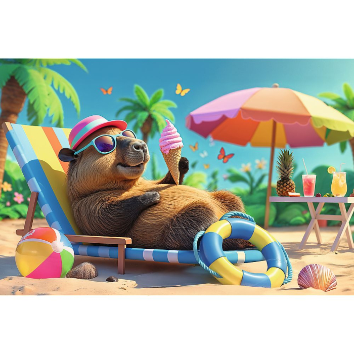 PUZZLE TREFL 100 RELAXARE IN STIL CAPIBARA [2]