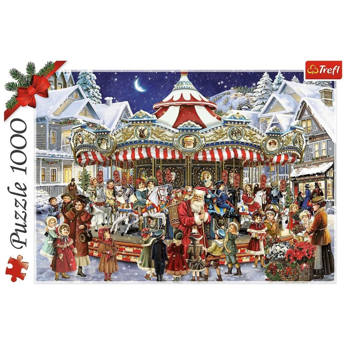 PUZZLE TREFL 1000 CARUSEL DE CRACIUN [3]
