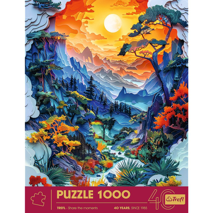 PUZZLE TREFL 1000 EDITIA ANIVERSARA 40 DE ANI 3D DOLINA [3]