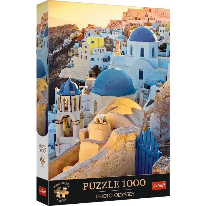 PUZZLE TREFL 1000 PREMIUM PLUS PHOTO ODYSSEY SANTORINI [1]