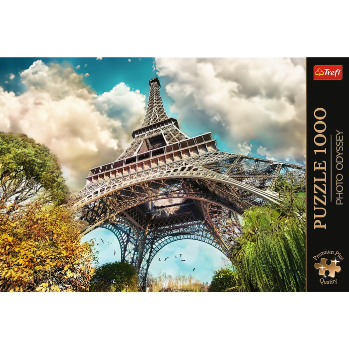 PUZZLE TREFL 1000 PREMIUM PLUS PHOTO ODYSSEY TURNUL EIFFEL PARIS [3]