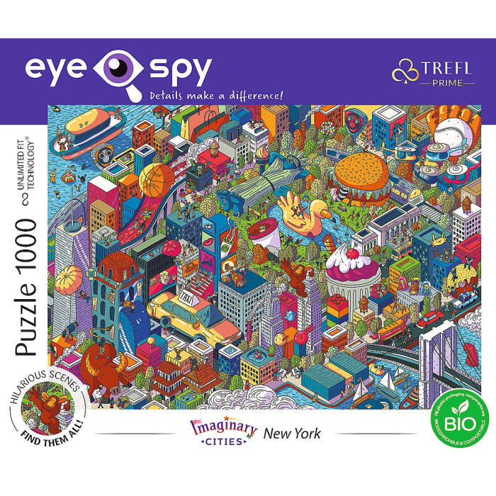 PUZZLE TREFL 1000 UFT EYE SPY NEW YORK [3]