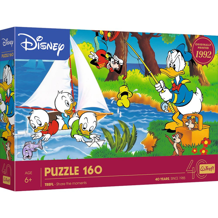 PUZZLE TREFL 160 DONALD DUCK AVENTURA PE LAC [1]