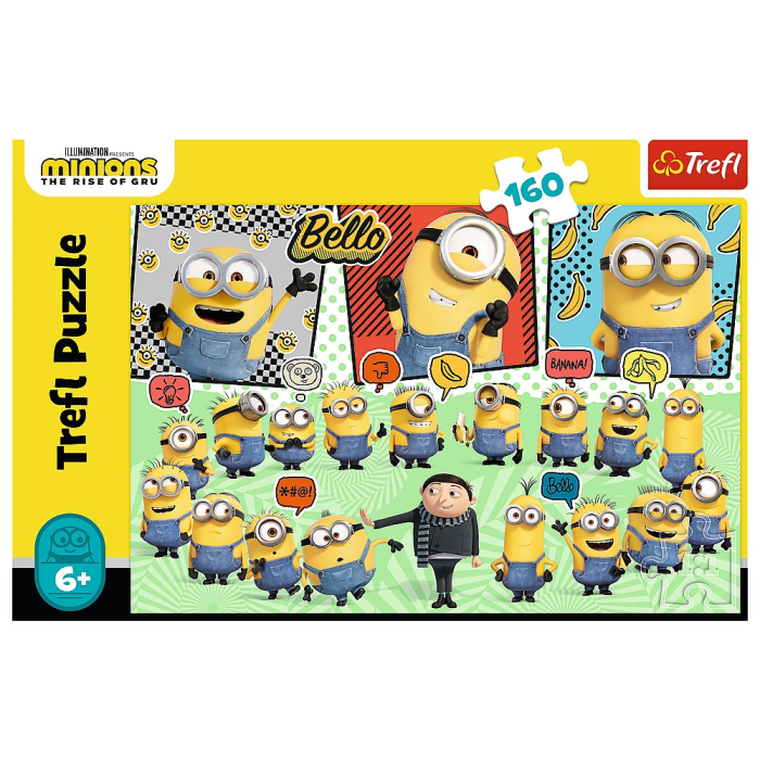 PUZZLE TREFL 160 MINIONII AVENTURA MINIONILOR [3]