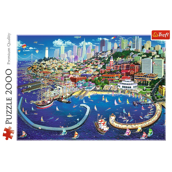 PUZZLE TREFL 2000 GOLFUL SAN FRANCISCO [3]