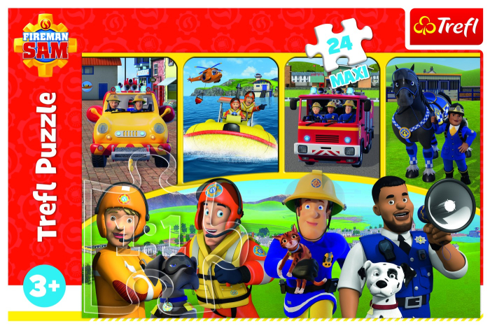 PUZZLE TREFL 24 MAXI POMPIERUL SAM [3]