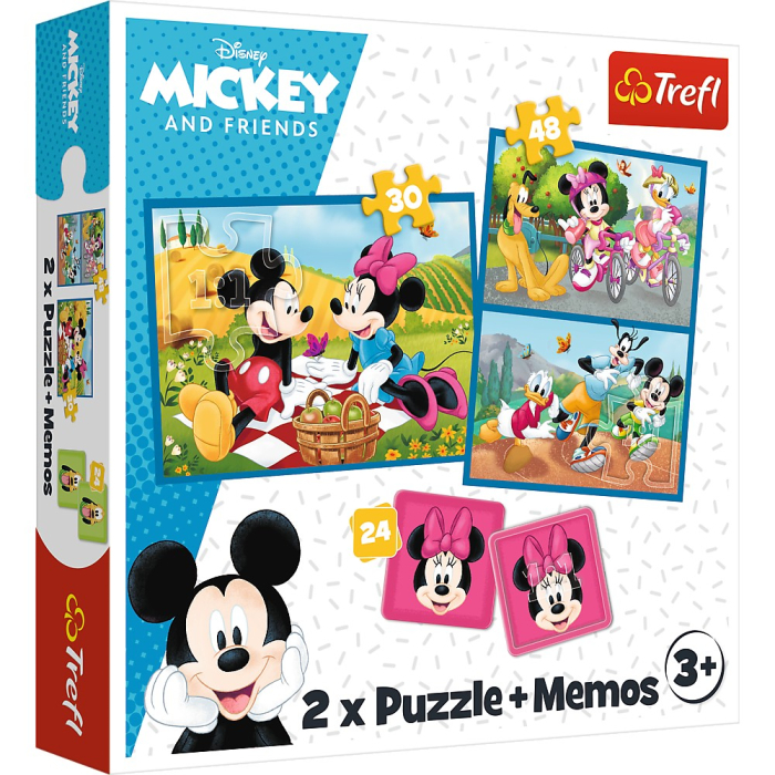 PUZZLE TREFL 2IN1 MEMO DISNEY EROII DISNEY [1]