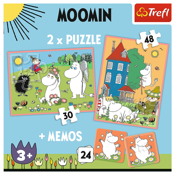 PUZZLE TREFL 2IN1 MEMO MOOMIN [4]