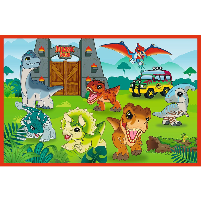 PUZZLE TREFL 2X70 JURASSIC WORLD UNIVERSUL JURASSIC PARK [2]