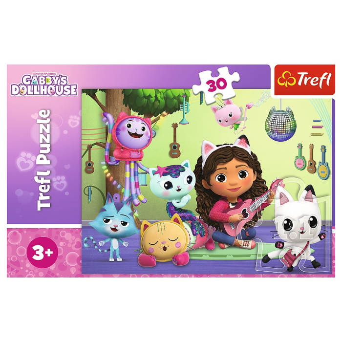 PUZZLE TREFL 30 GABBYS DOLLHOUSE CASA LUI GABBY [3]