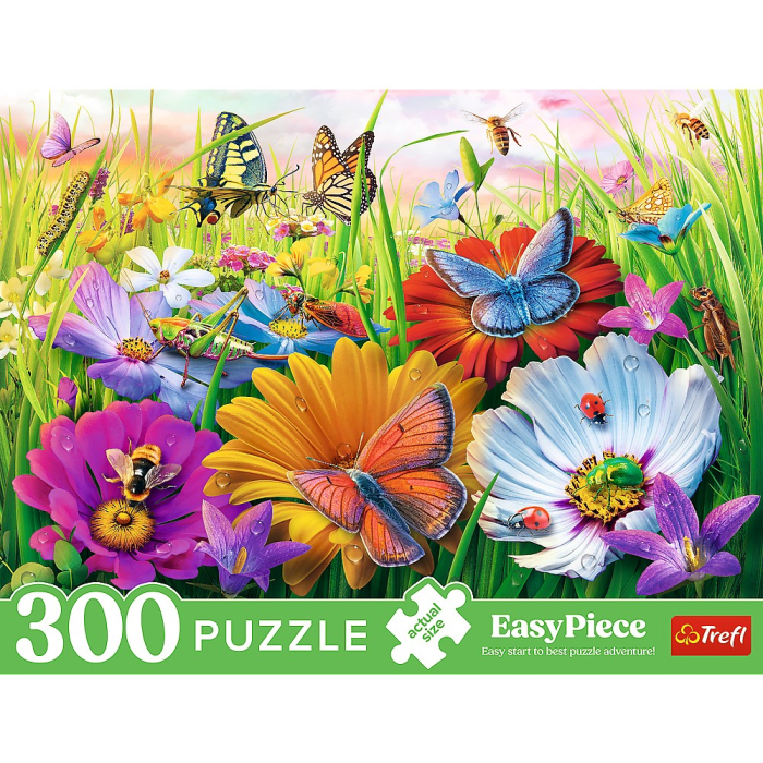 PUZZLE TREFL 300 EASY PIECE INSECTE IN LUNCA [3]