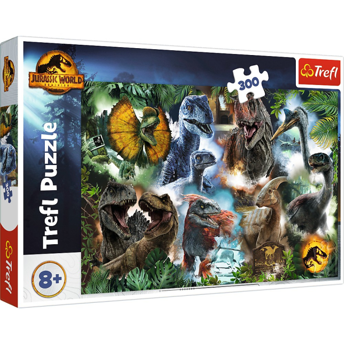 PUZZLE TREFL 300 JURRASIC WORLD DINOZAURII FAVORITI [1]