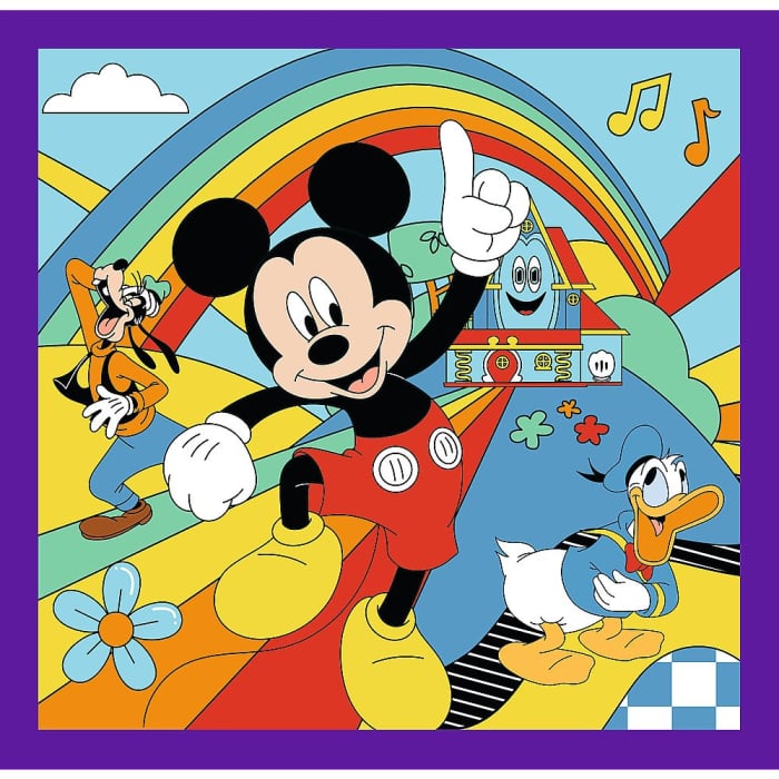 PUZZLE TREFL 3IN1 MICKEY MOUSE SI PRIETENII MICKEY SI ECHIPA LUI VESELA [2]
