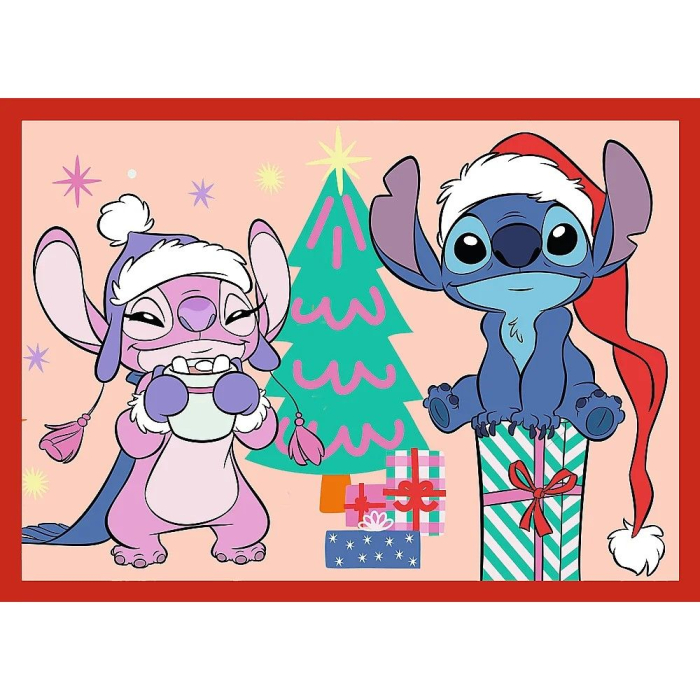 PUZZLE TREFL 4IN1 DISNEY LILO SI STITCH DE CRACIUN [3]