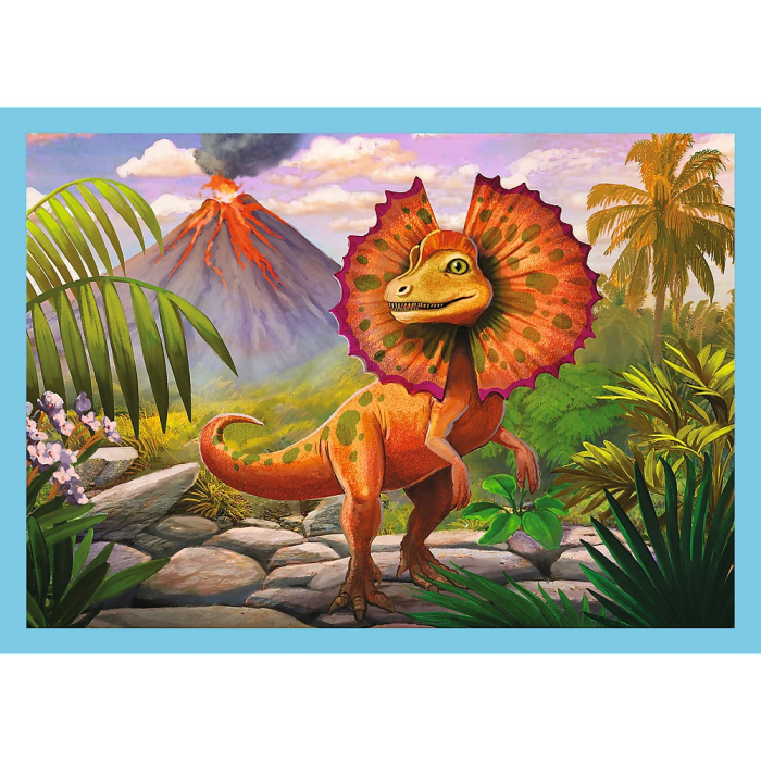 PUZZLE TREFL 4IN1 LUMEA DINOZAURILOR [3]