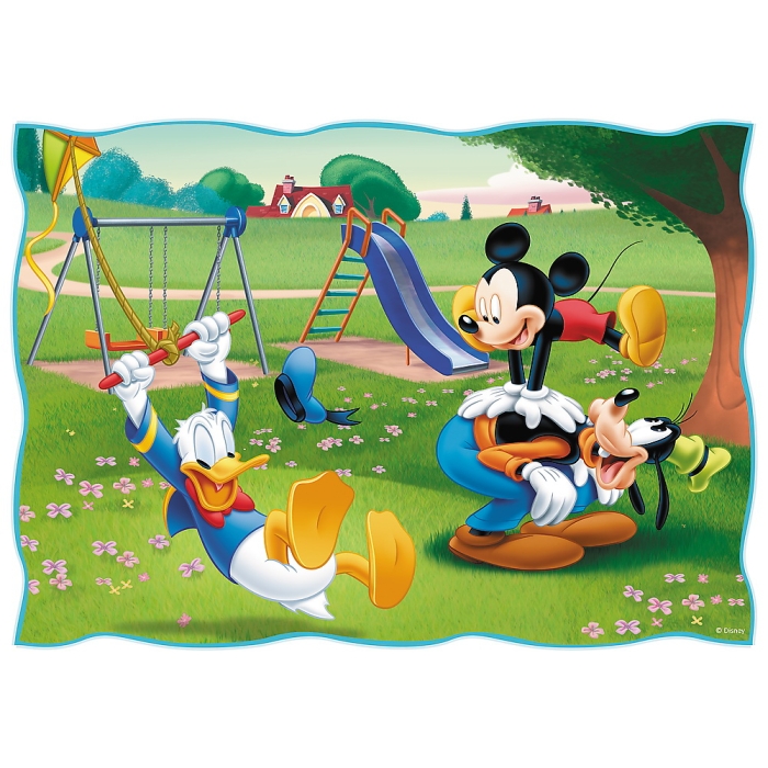PUZZLE TREFL 4IN1 MICKEY MOUSE ZIUA DEOSEBITA [4]