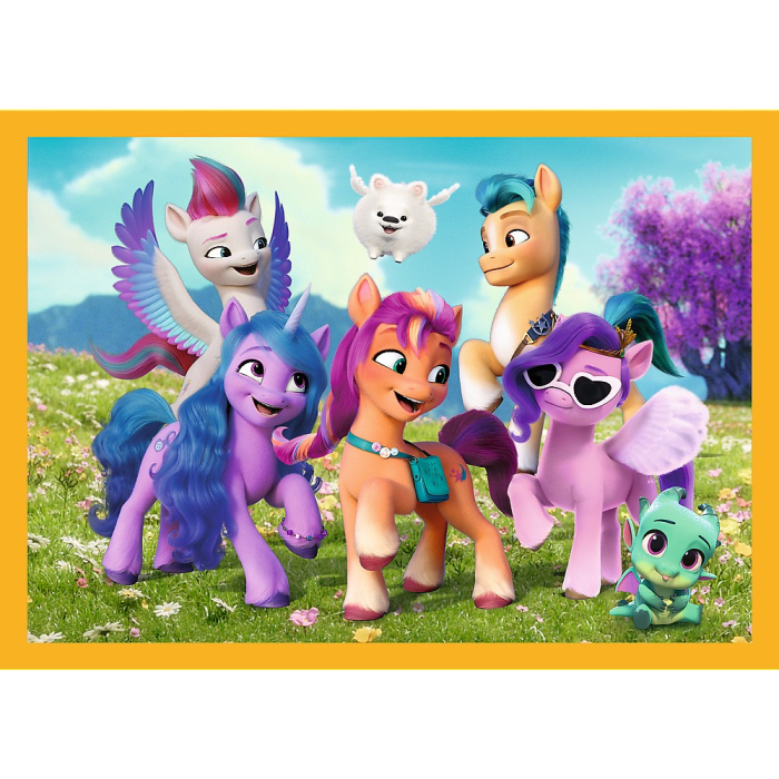 PUZZLE TREFL 4IN1 MY LITTLE PONY SA CUNOASTEM PONEII [2]