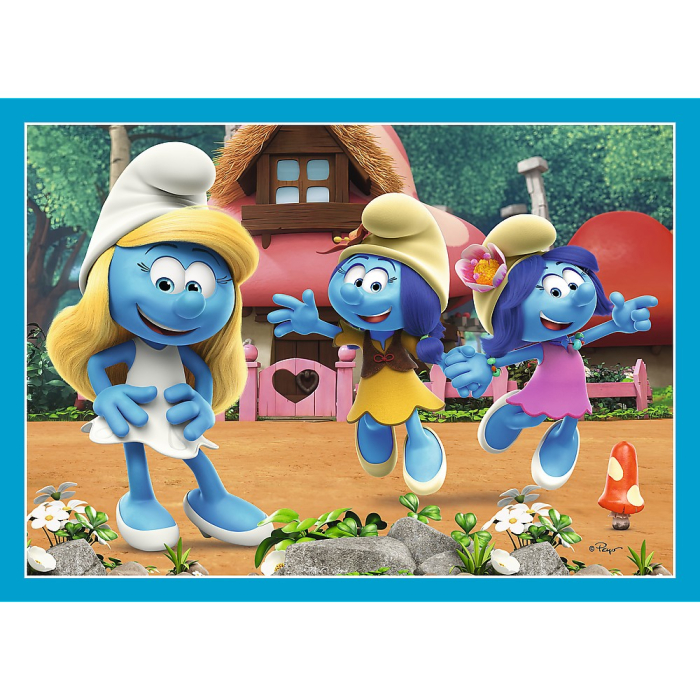 PUZZLE TREFL 4IN1 STRUMFII SATUL STRUMFILOR [5]