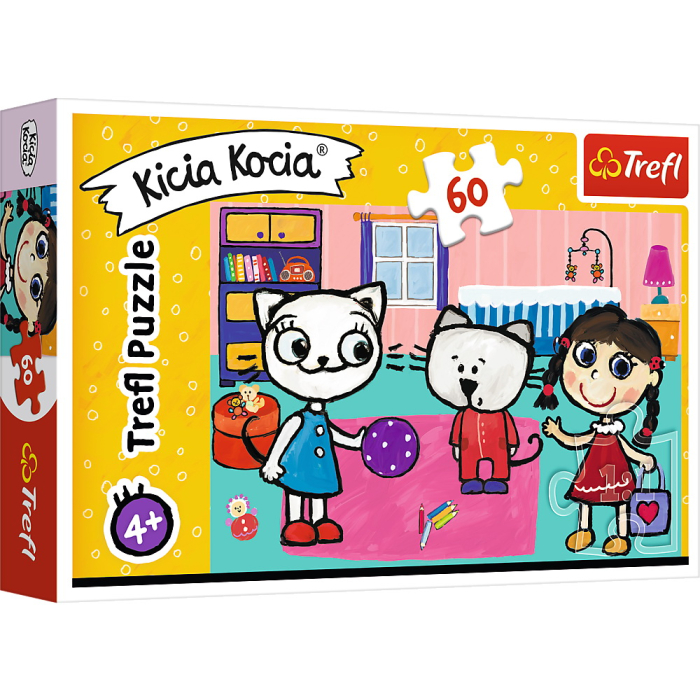 PUZZLE TREFL 60 KICIA KOCIA SI PRIETENII [1]