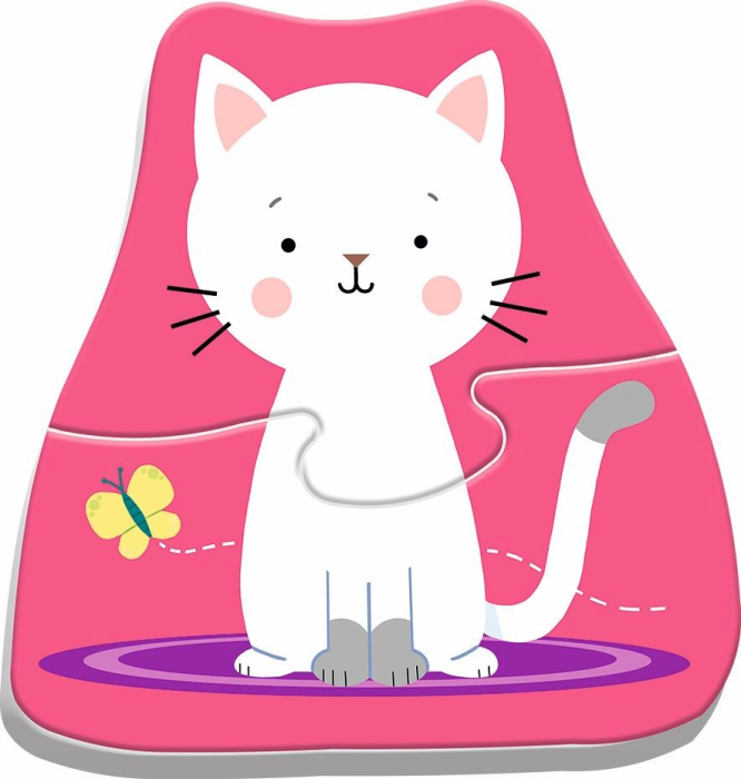 PUZZLE TREFL BABY CLASIC ANIMALE 8 PIESE [6]