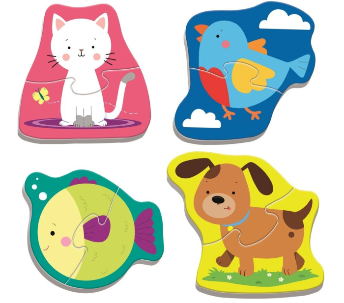 PUZZLE TREFL BABY CLASIC ANIMALE 8 PIESE [2]