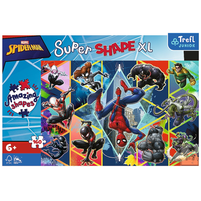 PUZZLE TREFL PRIMO SUPER SHAPE XXL 160 SPIDERMAN [3]
