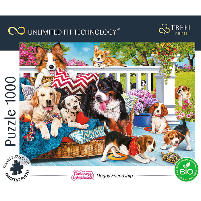 PUZZLE TREFL UFT 1000 PRIETENIA CATELUSILOR [3]
