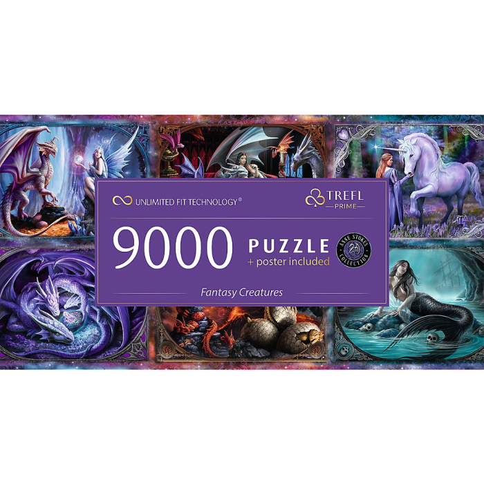 PUZZLE TREFL UFT 9000 ANNE STOKES COLLECTIONS CREATURI FANTASTICE [5]