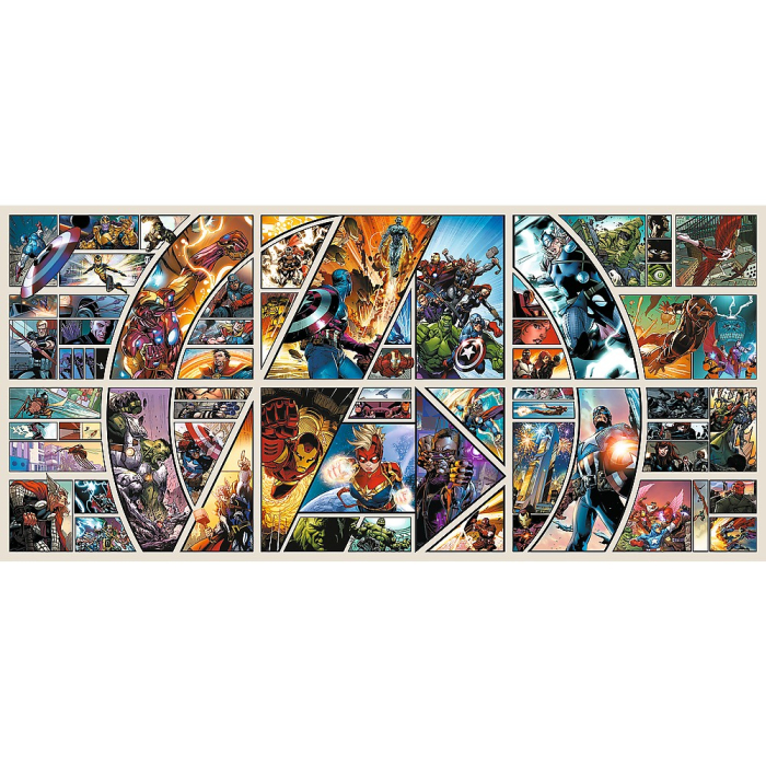 PUZZLE TREFL UFT 9000 MARVEL AVENGERS PRIN UNIVERSUL COMIC [3]